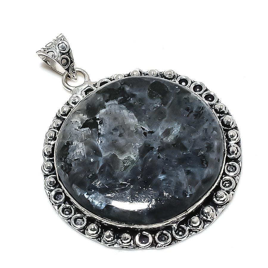 Лавикит Камень Драгоценный камень Ручная работа 925 Стерлинговое серебро Ювелирное изделие Подвеска 2,13" l1R98