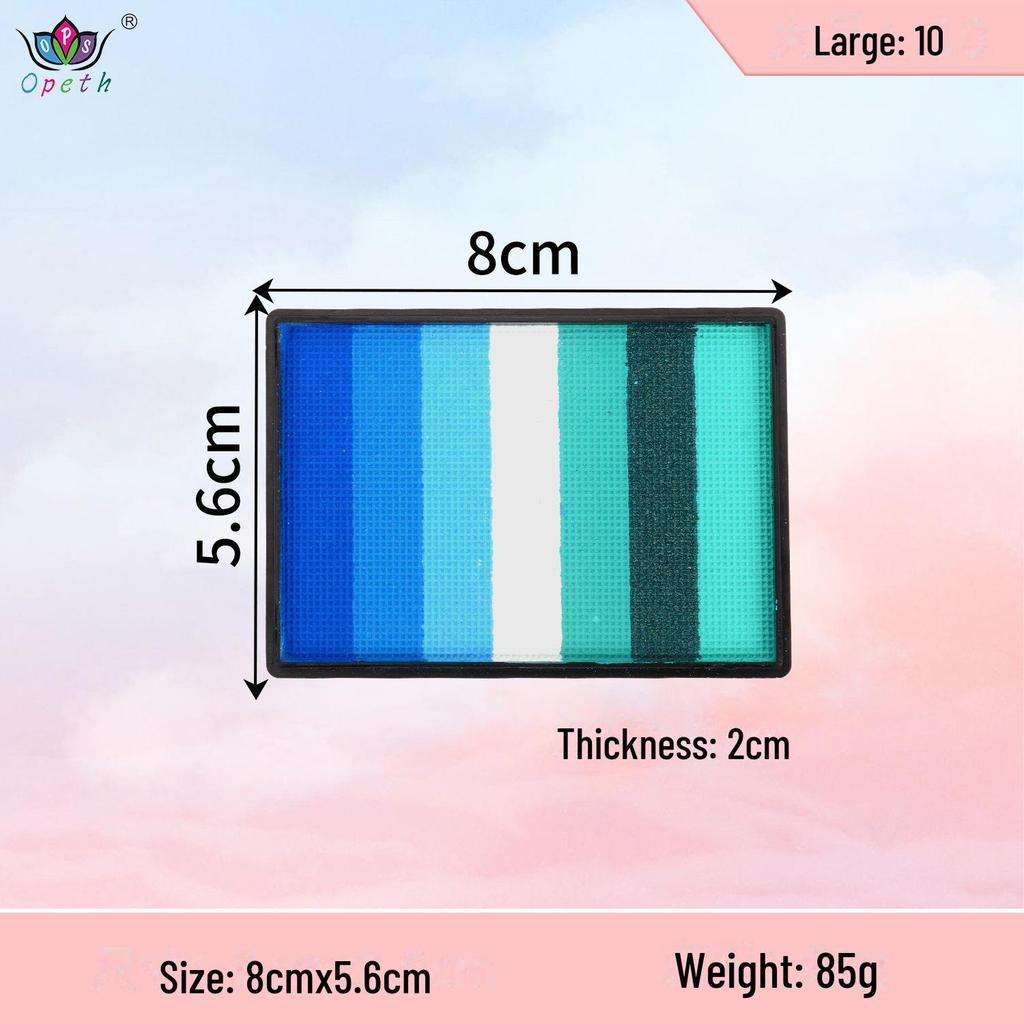 Водорастворимая радужная краска для лица для детей