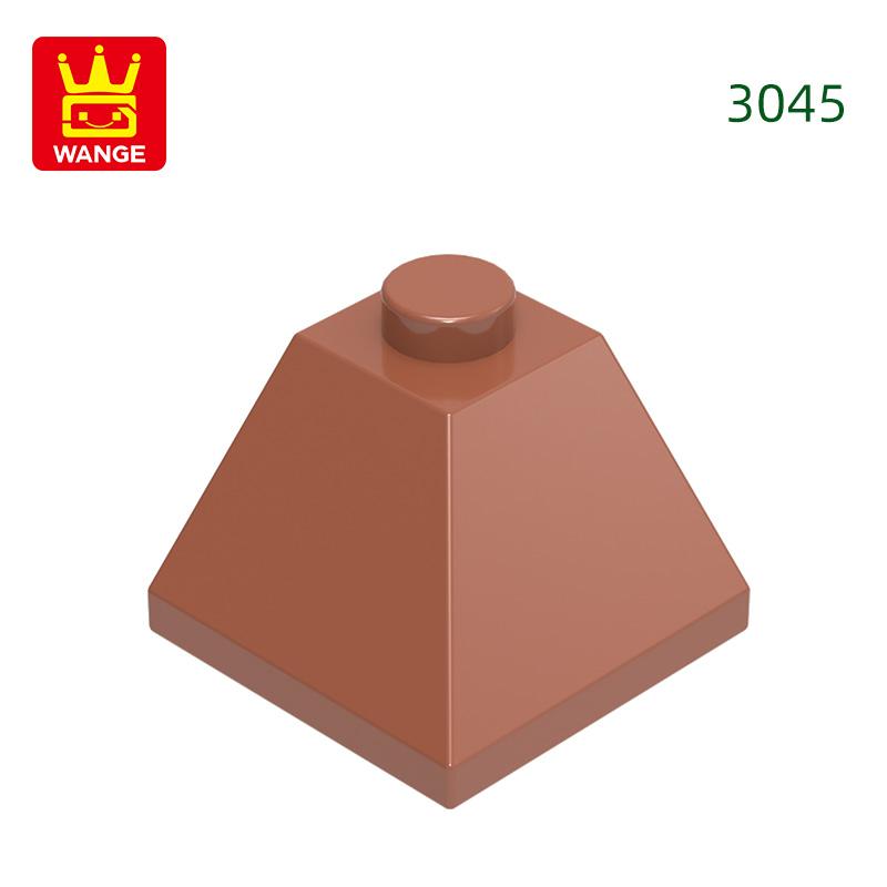 80 шт./лот 3045 Угловой наклонный строительный блок Moc Дом Насадки Совместимые с Кирпичом Сделай сам Детские игрушки Сборка Подарочная коробка