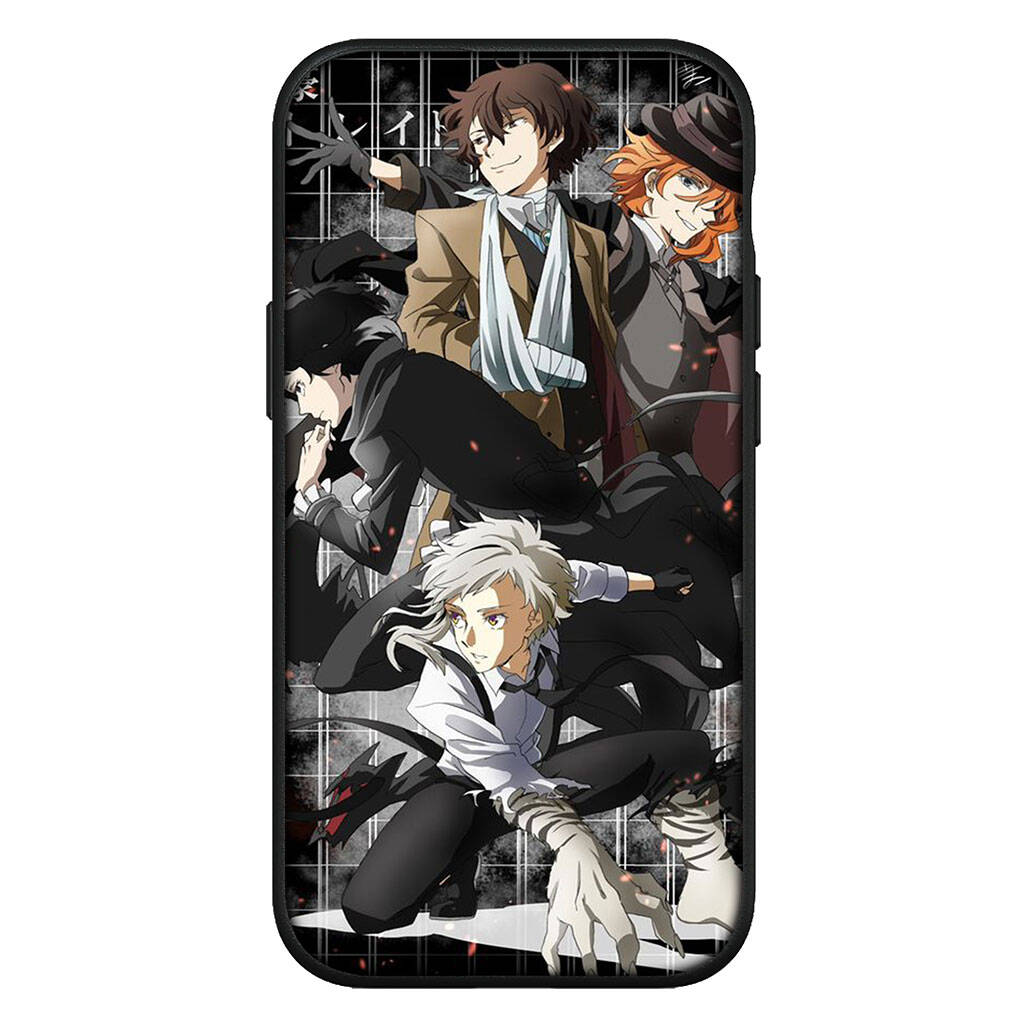 Чехол для iPhone 17 16 15 Xiaomi Poco Redmi Note 14 13 12 11 Pro Max 9 16e Samsung Galaxy S25 S24 S23 OPPO Huawei Мультяшный Bungou Stray Dogs Чехол для телефона