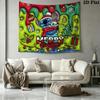 Christmas Movie Wall Tapestry Aesthetic Wall Hanging Printed Fabric Blanket Decorative Tapestries for Bedroom Living Room Home Decor