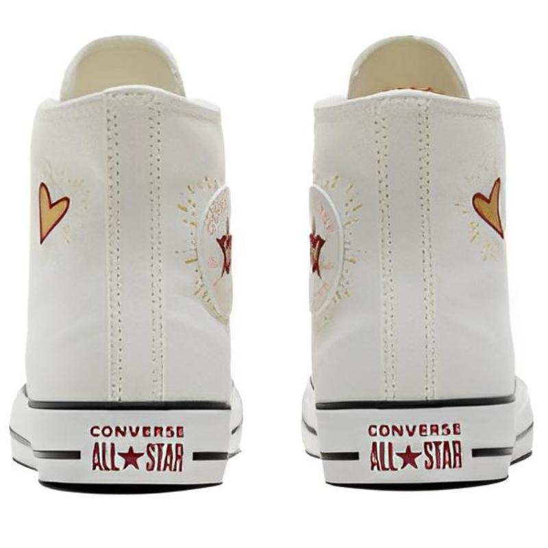 Converse Women's Chuck Taylor All Star High 'Valentine's Day 2023 Vintage White' Women's