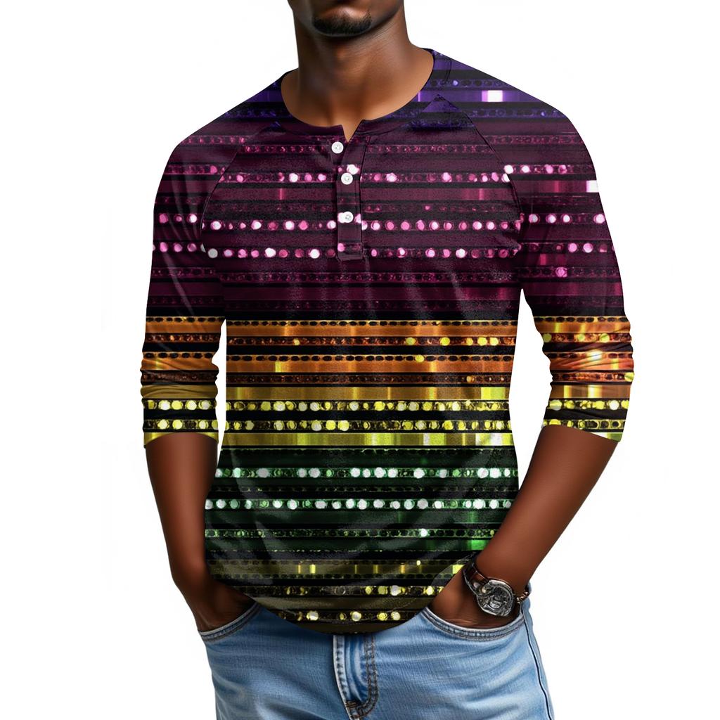 Мужской топ с рукавом реглан и рукавом три четверти