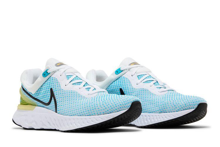 Nike React Miler 3 White Chlorine Vivid Sulfur