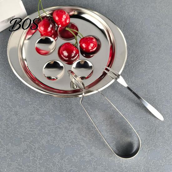 Snail Fork Clips Stainless Steel Escargot Plate with Forks, 6/12 Hole Gratin Dish for Oven, Appetizer Serving Tray Non-Slip Grooves, Elegant Seafood,