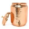 Pure Copper Dispenser with Stand Hammered  (5 Litres)