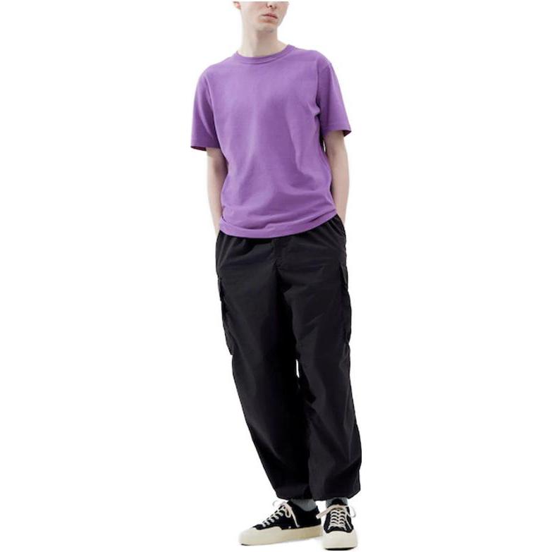 Uniqlo Осень/Зима 23 Серия U Однотонные Карманные Повседневные Рабочие Брюки Унисекс Черный 460268-09