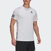 Adidas T Shirts Men's White Crew Neck Moderate Straight Fit GL5401