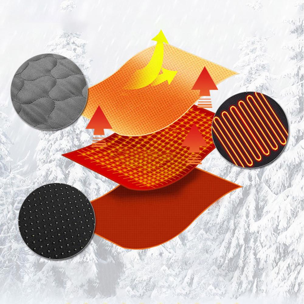 Спальный мешок с подогревом, матрас, теплый нагревательный коврик с питанием от USB, 5 зон нагрева, 3 уровня температуры