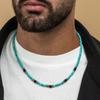 Ethnic Style Beaded Necklace Texture Western Country Necklace Turquoise Necklace Men  Travel