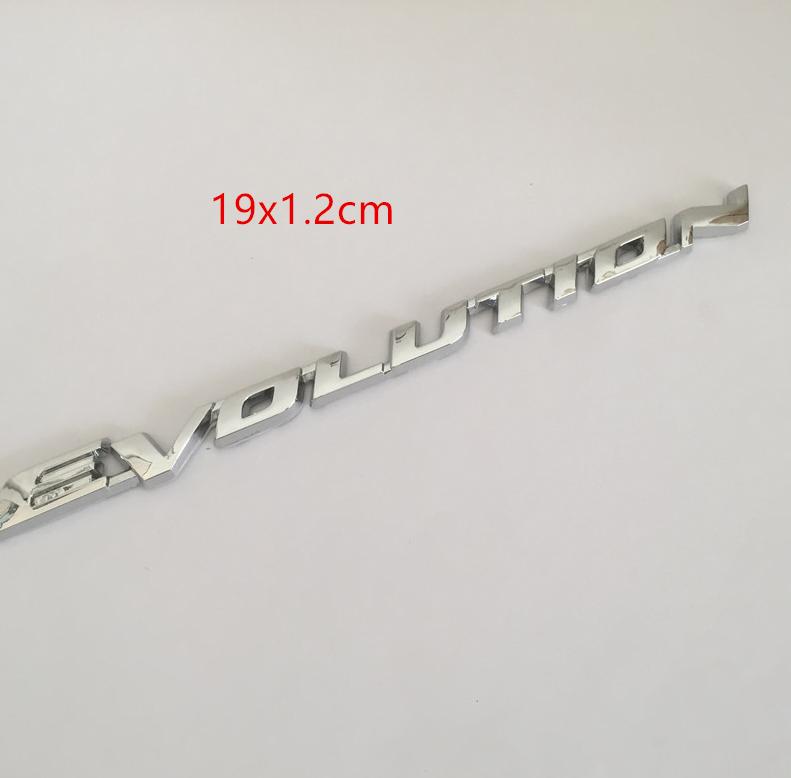 1 шт. для Mitsubishi LANCER L200 EVOLUTION PAJERO OUTLANDER автомобиля Буквенный значок Задний багажник Наклейки значок стикер Наклейка стайлинг