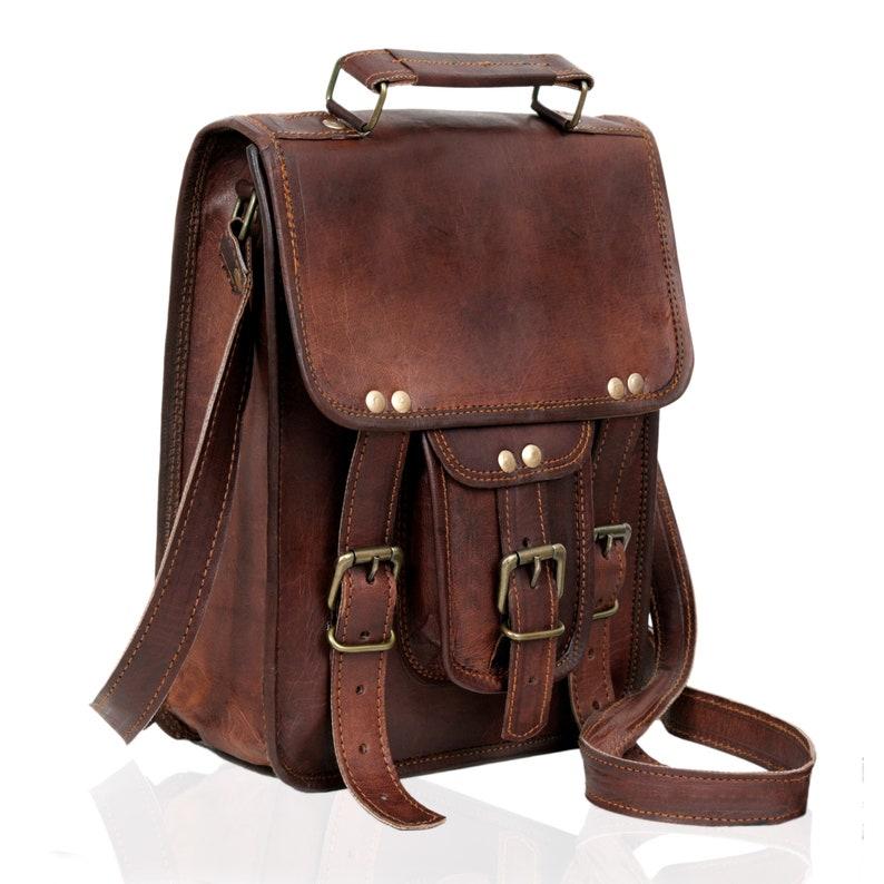 Genuine Leather Satchel Bag iPad Bag Shoulder Bag for Men & Women Gift for Men Office Bag Work Rustic Bag Satchel