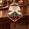 Seasonal Rhinestone Art Kits Christmas Faux Diamond Table Runner DIY Kit, Festive Craft Sparkling Gem for Beginners Project Adults, Holiday