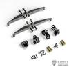 LESU metal simulation power front axle leaf spring front suspension X-8011 suitable for Tamiya 1/14 RC truck upgrade parts