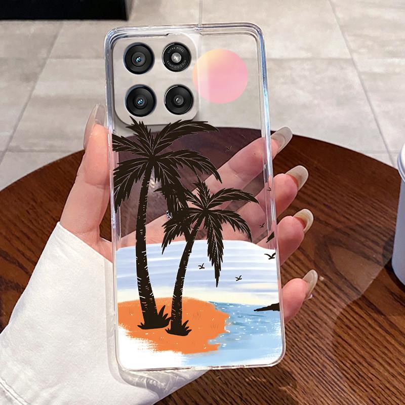 Jelly Casing For Motorola Moto G Stylus 5G 2025/Moto Edge 60 Stylus Funda Clear Silicone Soft TPU Cover Cute Cat Protective Case