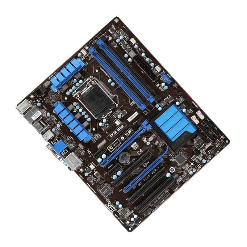 Материнская плата MSI MS-7758 Z77A-G43 LGA 1155 Intel Z77 DDR3 USB 3.0, 1 шт.