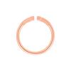 Tiffany И Ко. Кольцо из 18-каратного золота серии T для женщин Rose-Gold GRP07781