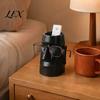 Resin Pen Storage Box Glass Stand Holder, Moai Statue Pencil Container, Desktop Cup Stationery Desk Organizer Eyeglass Display Rack for Home