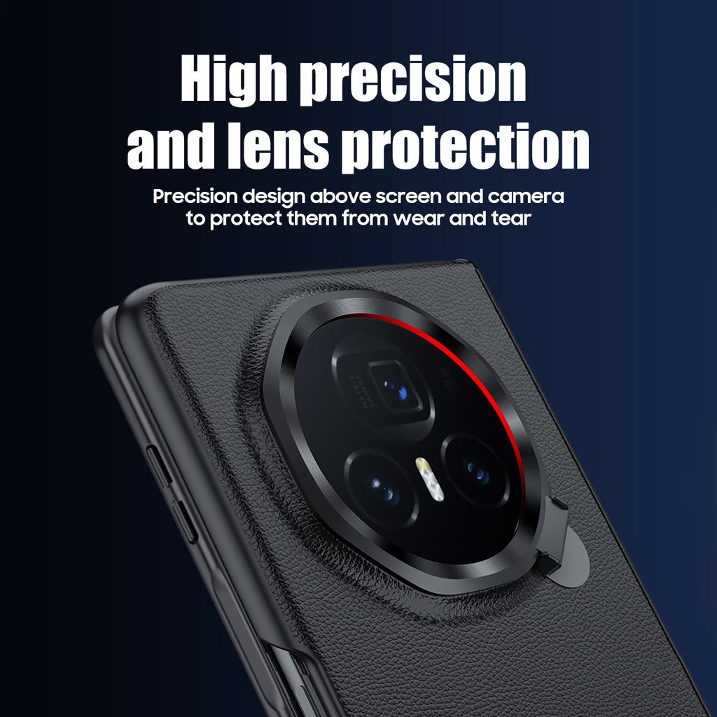 Для Honor Magic V3 чехол для телефона пленка интегрированный центральный осевой шарнирный кронштейн объектива для Magic VS3 кожаный защитный чехол