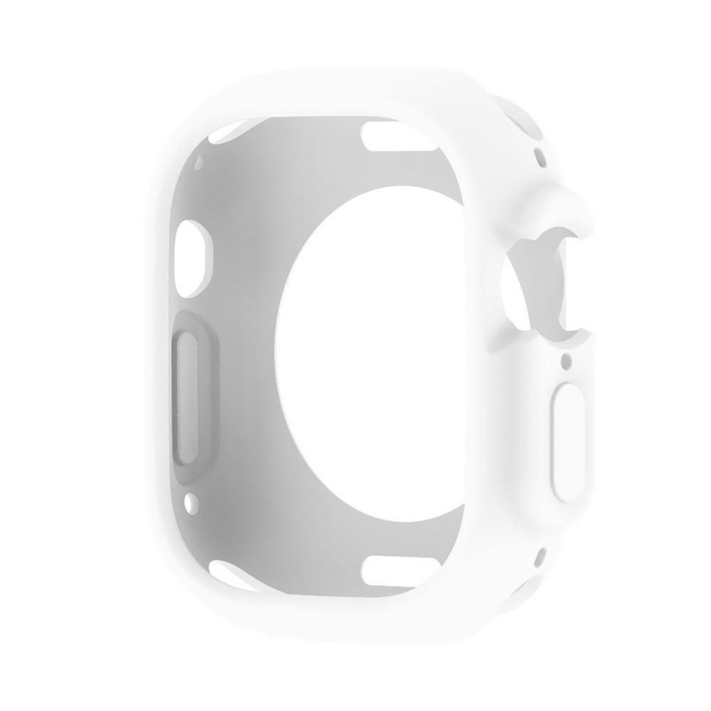 Полый силиконовый чехол, защитная пленка для экрана, защитная рамка для умных часов Apple Watch Ultra 49 мм