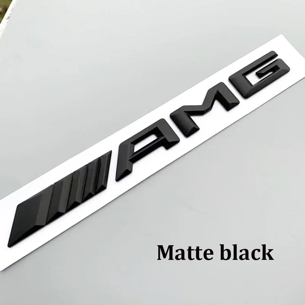 ECLD4 1pcs 3D Car Rear Trunk emblem Decal Letters Sticker Mercedes Benz AMG A B C E G CLA W211 W203 W204 W210 W124 accessories