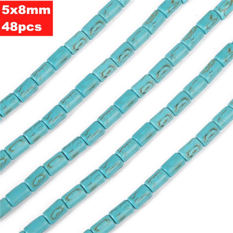 Turquoise Loose Spacer Beads For DIY Jewelry Making Supplies