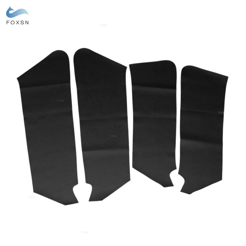 Для VW Tiguan 2017 2018 4 шт. автомобильные аксессуары внутренняя дверная ручка подлокотник панель микрофибра кожаный чехол защитный