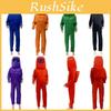 Kids 3pcs Among Us Cosplay Costume Children Halloween Party Show Sets Jumpsuit