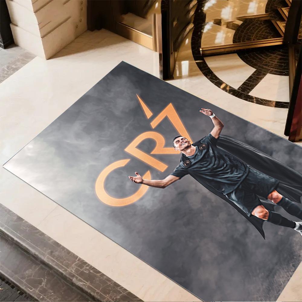 Cr7 Football Legend Area Rug Suitable for Bedrooms Outdoor Game Room Hallway Antislip Carpet Decorate Offices Best for Christmas
