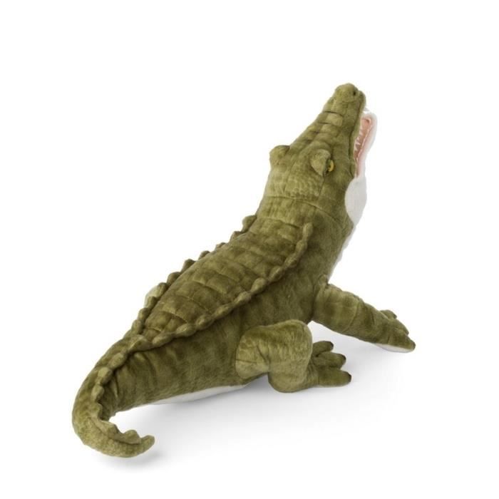 Peluche crocodile wwf - vert - 58 cm