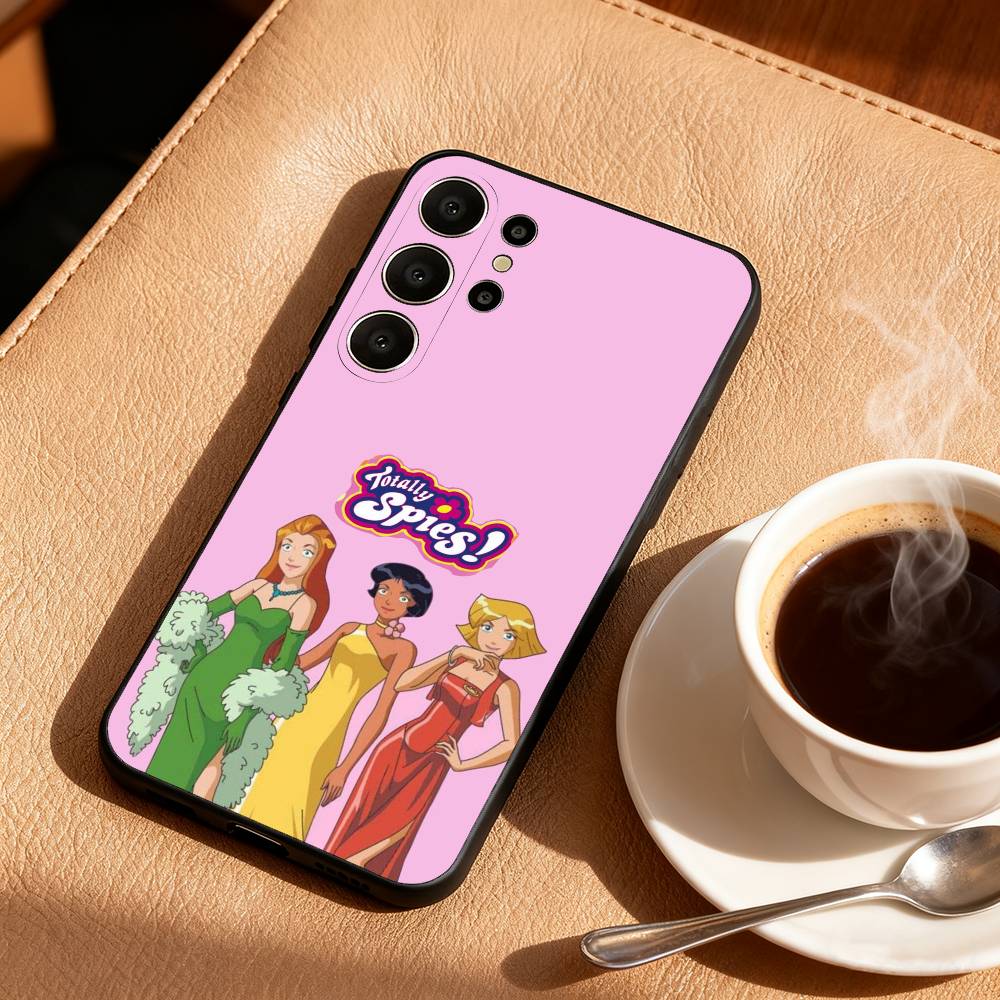 1PC T-Totally S-Spies Phone Case For Samsung S26,S25,24,23,22,30,21,10,9,Ultra,Plus,Lite,FE Soft Black Case