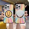 Радужный смайлик яблоко 16promax чехол для мобильного телефона девушка ip17 противоударный 15pm магнитное притяжение 15 супер огонь 13 акрил