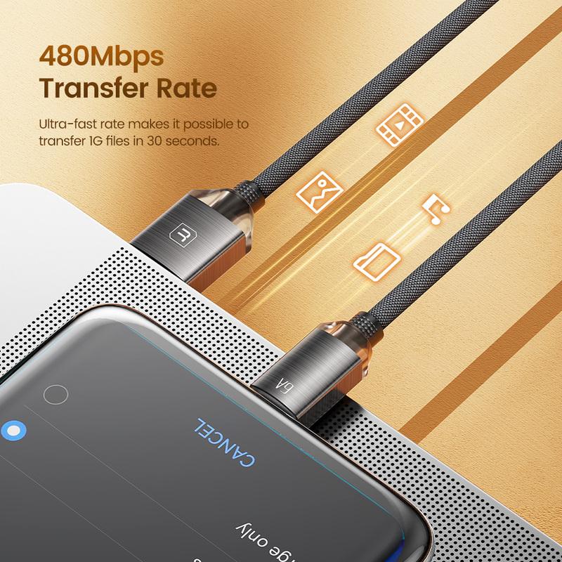 Toocki 6A USB Type C Cable Fast Charging Charger Cable USB A To Usb C For iPhone 15 Samsung Xiaomi Huawei Oppo Oneplus Data Cord