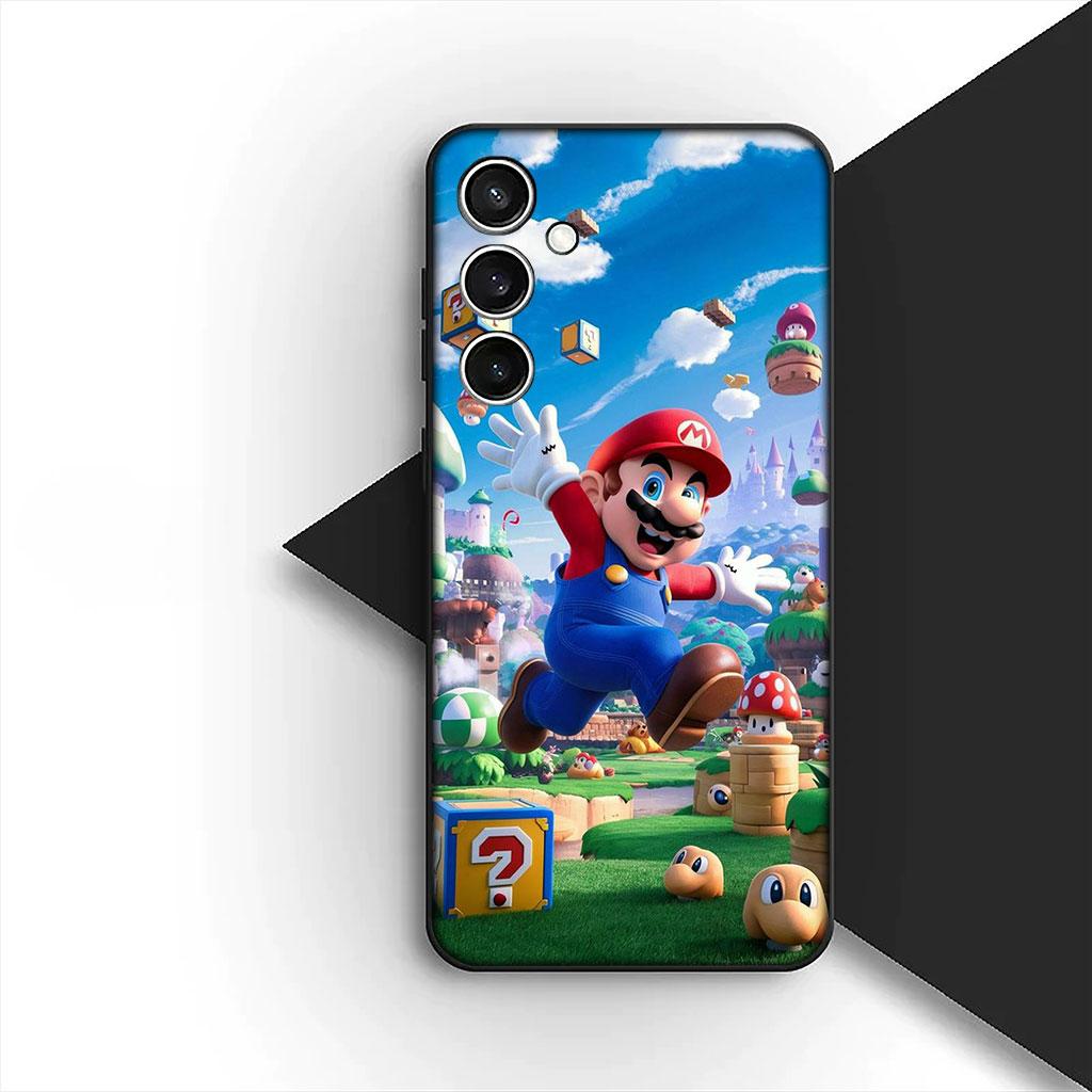 Poster M-marios-Wallpaper Phone Cover Soft Case for Samsung Galaxy S25 S24 S23 FE Ultra Plus S7 Edge S25+ S23+ A56 5G Casing