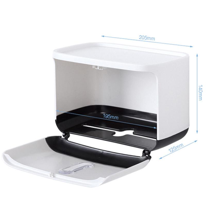 Mengni Держатель для туалетной бумаги, водостойкая портативная коробка для салфеток для туалета, настенная полка для ванной комнаты, держатель для салфеток, аксессуары для ванной комнаты