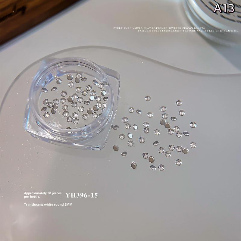 Смешанные циркониевые стразы для ногтей, блестящие бриллианты для ногтей, плоские драгоценные камни для ногтей, стеклянные камни, украшение для ногтей, шарм для ногтей, DIY маникюрное искусство
