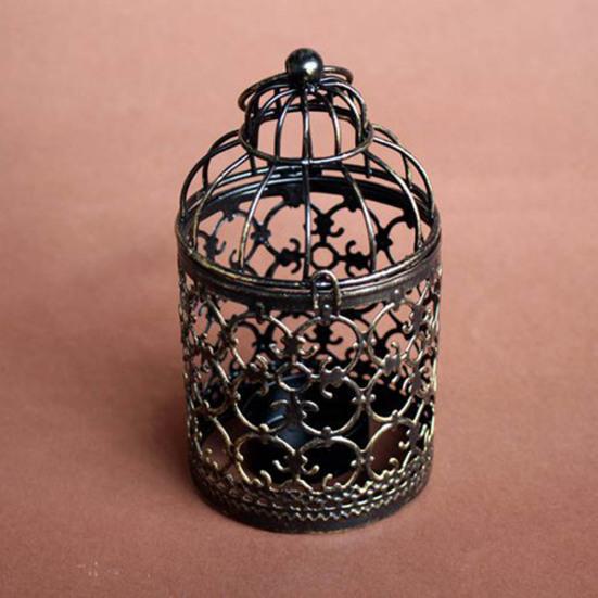 Винтажный полый подсвечник, подсвечник, фонарь, подвесной стол, украшение для дома