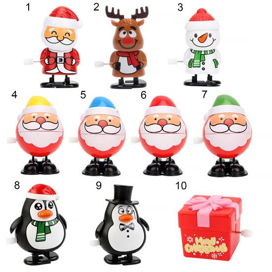 Рождественские игрушки Износостойкие для рабочего стола Портативные рождественские тематические заводные игрушки Полезные Нежные Очаровательные
