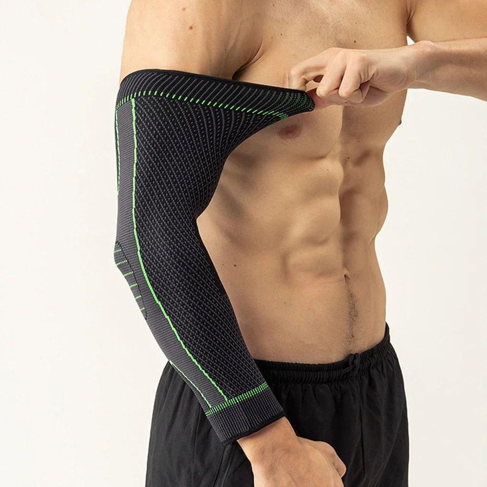 Non-Slip Fitness Elbow Brace Spandex Breathable Arm Pad  Running Yoga Dancing
