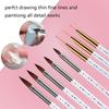 31Pcs Nail Brush Pen Set Nail Art Liner Brush UV Gel Painting Acrylic Nail Tool