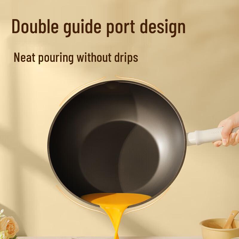 COOKER KING Titanium Shield 32cm Non-stick Wok