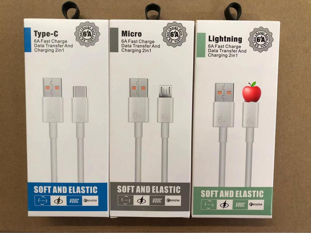 "Universal Fast Charging Cable Set for iPhone SE/X/XR/6/6s/7/8 Plus"