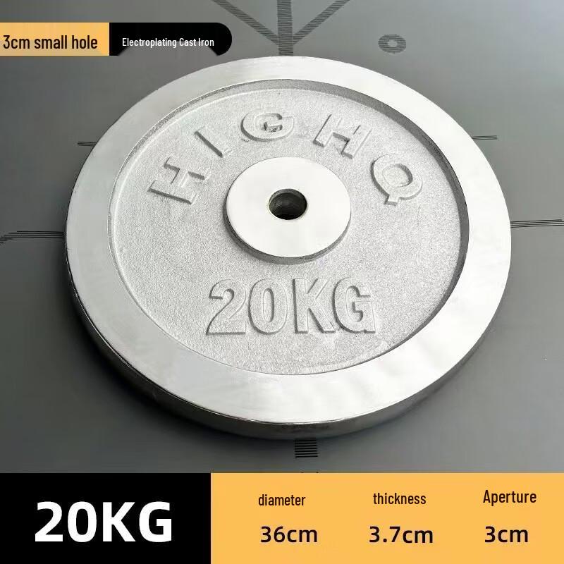 TLXT Electroplated Rubber-Coated Barbell Plate