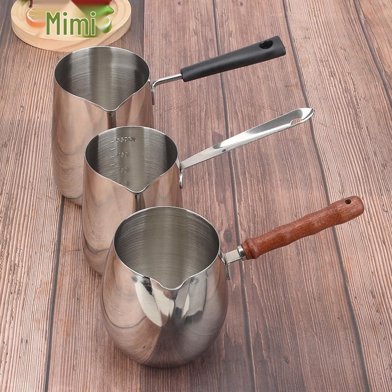 Кувшин из нержавеющей стали 304 с длинной ручкой для латте-арта и вспенивания (300-950 мл)