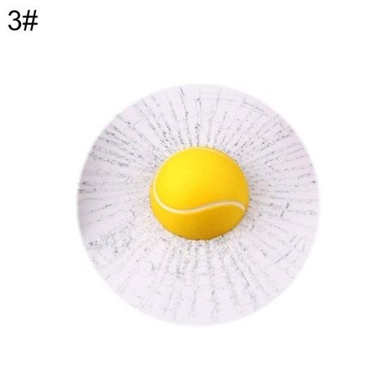 Funny 3D Tennis Ball Basketball Football Hit Window Crack Car Sticker Decoration