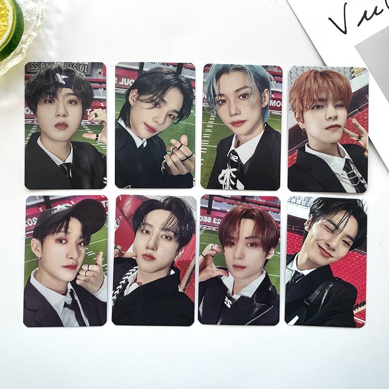 Stray Kids ROCK-STAR Альбом 8 шт. Набор фотокарточек SKZ Member Карточки Lomo Коллекция Kpop Идолов Товар для поддержки фанатов Подарок Аксессуары
