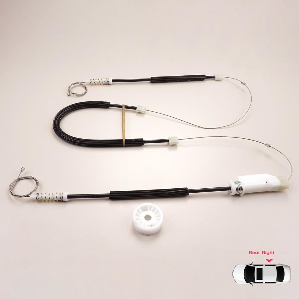 ESC Auto Parts EWR1230 Комплект для ремонта электростеклоподъемника заднего правого борта для A5 S5 Coupe 2008-2013