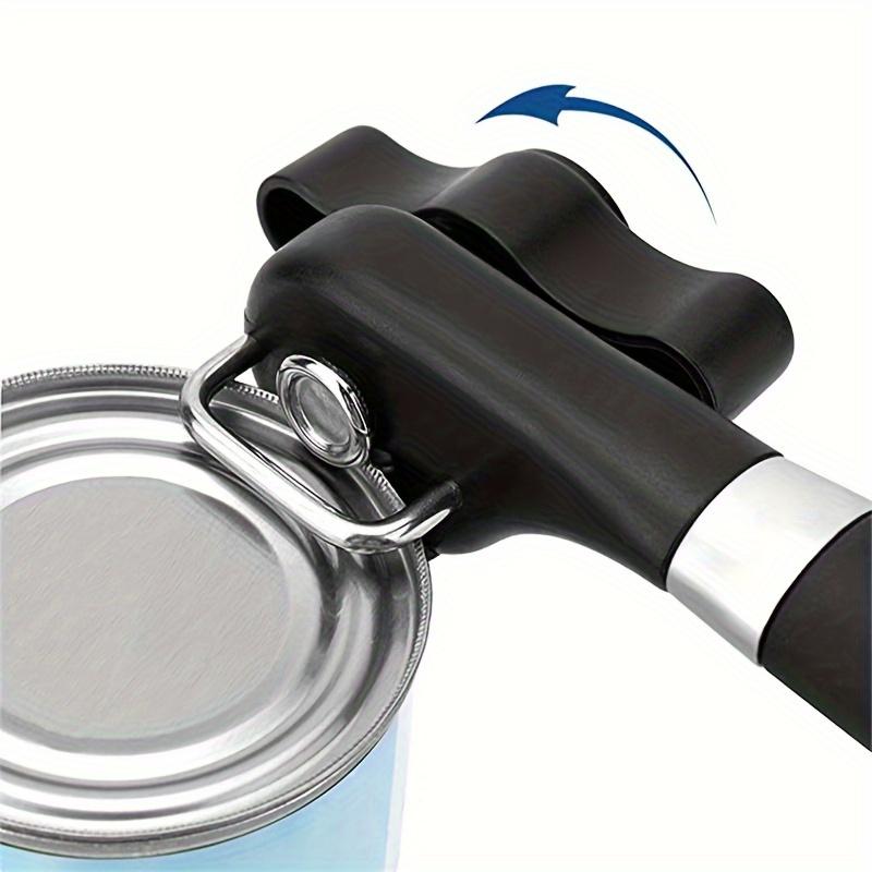 Quick & Easy Stainless Steel Can Opener - Multi-functional Kitchen Gadget That Opens Cans with Ease!