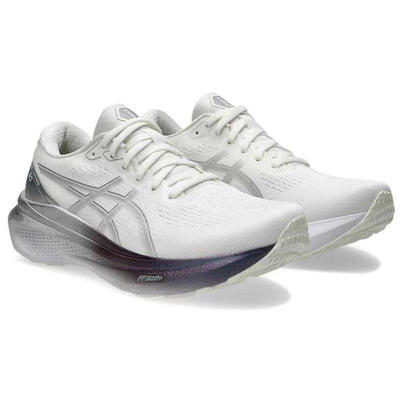 Asics Женские кроссовки Gel Kayano 30 Platinum Настоящий Белый Чистое Серебро 1012B718-100