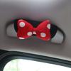 High-grade Ice Silk Car Seat Belt Cover Cute Cartoon Red Dot Bow Auto Shoulder Pad Strap Harness Cushion Seatbelt Protector